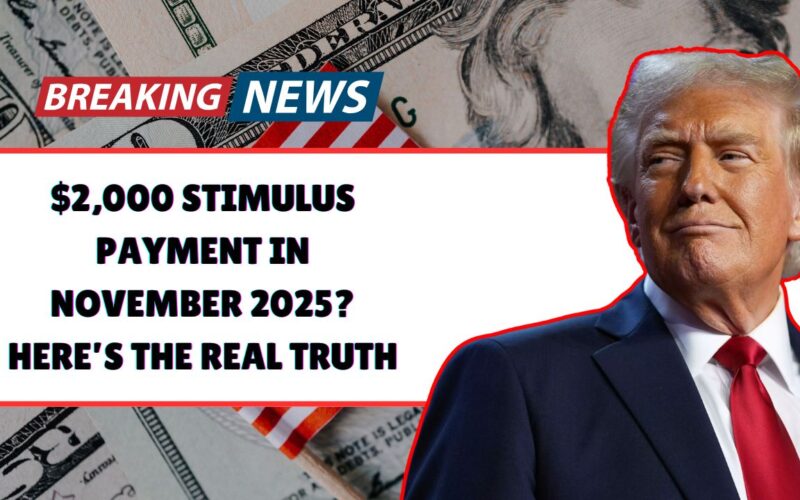 $2,000 Stimulus Payment In November 2025