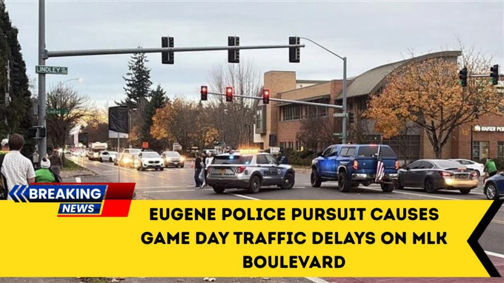 Eugene Police Pursuit Causes Game Day Traffic Delays On MLK Boulevard