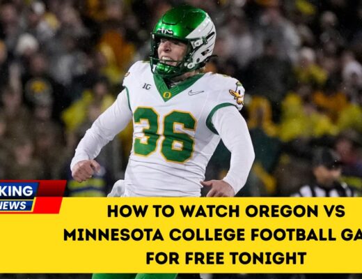 How To Watch Oregon Vs Minnesota College Football Game For Free Tonight