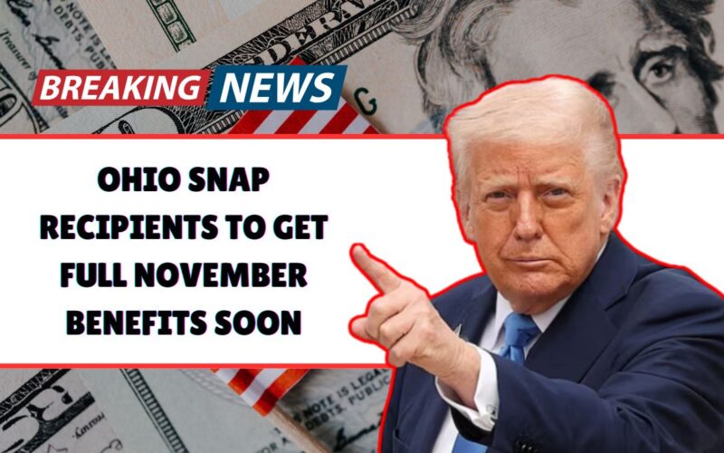 Ohio SNAP Recipients To Get Full November Benefits Soon