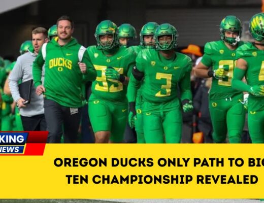 Oregon Ducks Only Path To Big Ten Championship Revealed