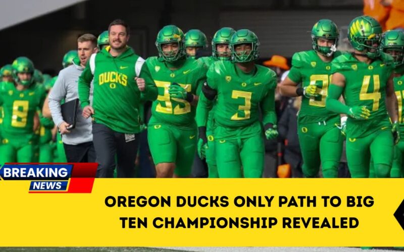 Oregon Ducks Only Path To Big Ten Championship Revealed