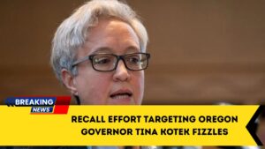 Recall Effort Targeting Oregon Governor Tina Kotek Fizzles