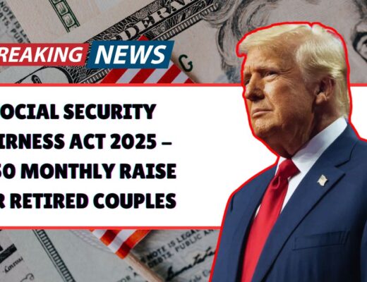 Social Security Fairness Act 2025 - $850 Monthly Raise For Retired Couples