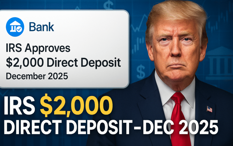 IRS Approves $2,000 Direct Deposit For December 2025