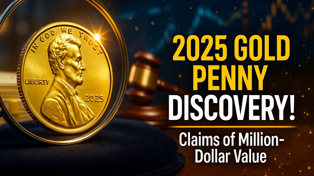 New 2025 Gold Penny Discovery Sparks Claims Of Million-Dollar Value!