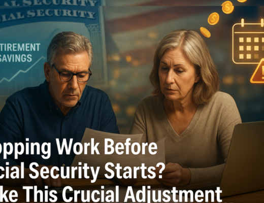 Stopping Work Before Social Security Starts? Make This Crucial Adjustment