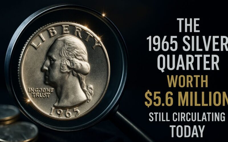 The 1965 Silver Quarter Worth $5.6 Million That’s Still Circulating Today