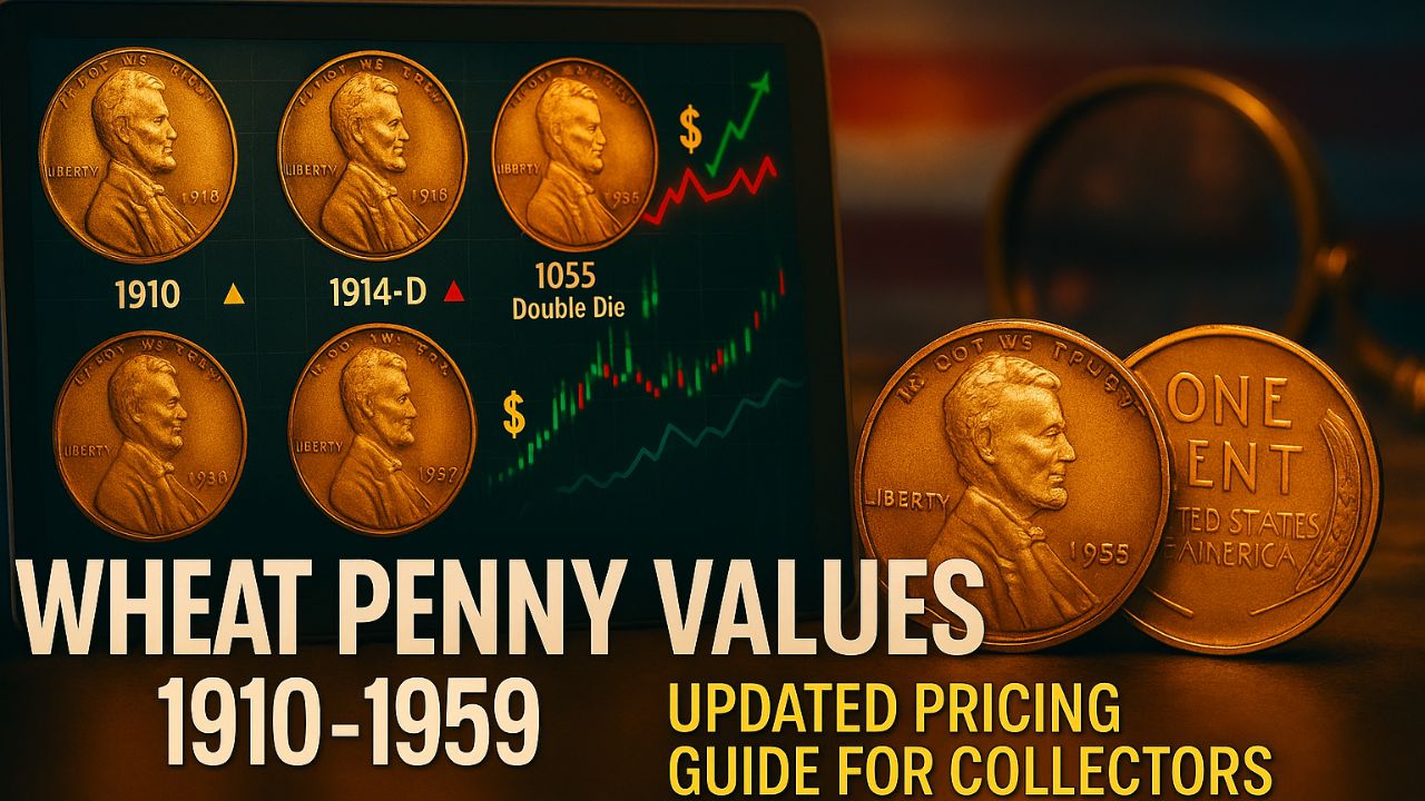 Wheat Penny Values 1910–1959- Updated Pricing Guide For Coin Collectors